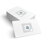 Cartão de identificação RFID. Os cartões 125 Khz são cartões de plástico com tecnologia RFID, sem contacto, geralmente nomeados cartões de proximidade.